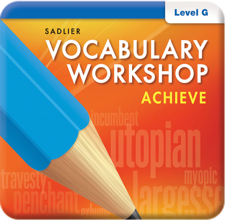 Shop | Vocabulary Workshop Achieve Interactive Edition | Gr. 6–12+
